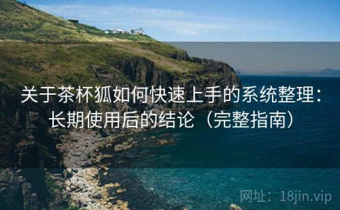 关于茶杯狐如何快速上手的系统整理：长期使用后的结论（完整指南）