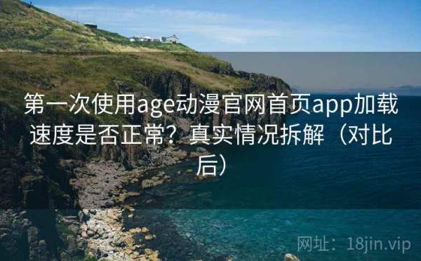 第一次使用age动漫官网首页app加载速度是否正常？真实情况拆解（对比后）