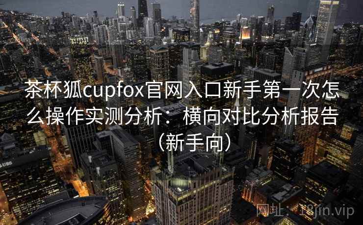 茶杯狐cupfox官网入口新手第一次怎么操作实测分析：横向对比分析报告（新手向）