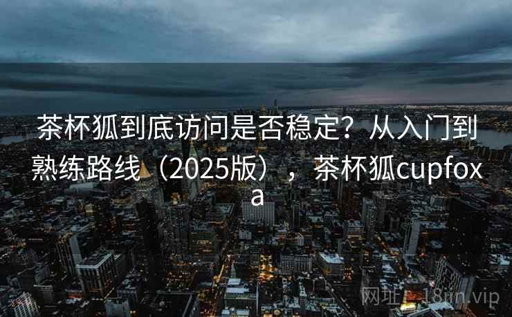 茶杯狐到底访问是否稳定？从入门到熟练路线（2025版），茶杯狐cupfoxa