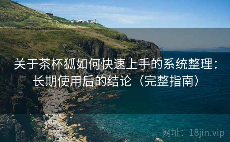 关于茶杯狐如何快速上手的系统整理：长期使用后的结论（完整指南）