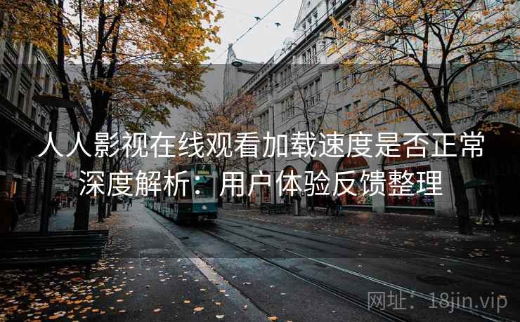 人人影视在线观看加载速度是否正常深度解析：用户体验反馈整理