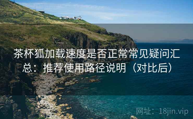 茶杯狐加载速度是否正常常见疑问汇总：推荐使用路径说明（对比后）